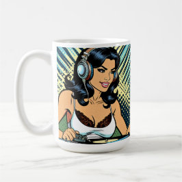 Ganska Pop Art Deejay Jammar Kaffemugg