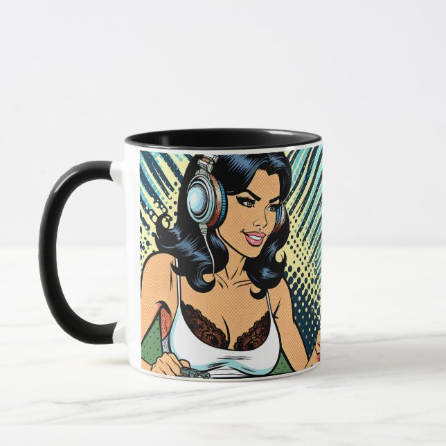 Ganska Pop Art Deejay Jammar Mugg (Vänster)