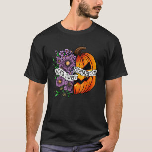 Ganska Söt Ganska Skräckinjagande Halloween Pumpa T Shirt