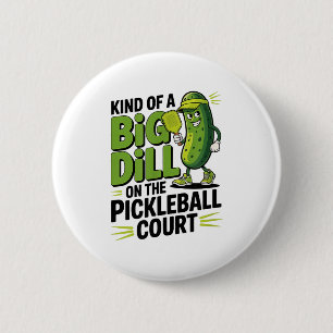 Ganska stor grej på pickleballplanen roligt knapp