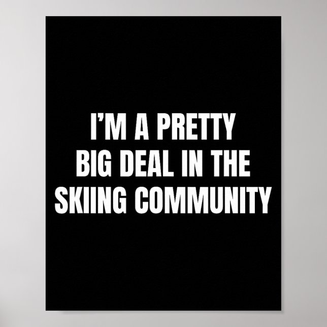 Ganska stort i skidcommunityn poster (Framsidan)