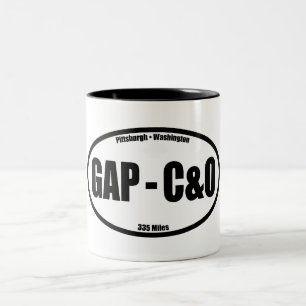 GAP - C&O Towpath Oval Två-Tonad Mugg