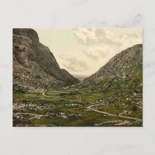 Gap of Dunloe, Killarney, County Kerry Vykort (Framsida)