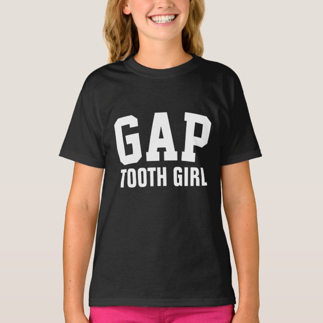 GAP TOOTH GIRL T-Shirts (Framsida)