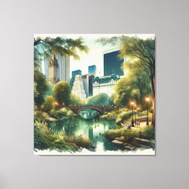 Gapstow Bridge Central Park New York City Canvastryck