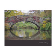 Gapstow Bridge-Central Park NYC-vykort