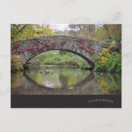 Gapstow Bridge-Central Park NYC-vykort Vykort