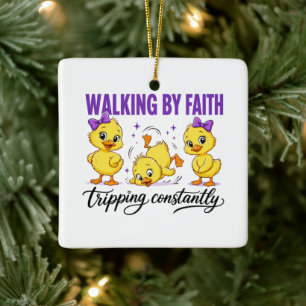 Går av tro änka ornament