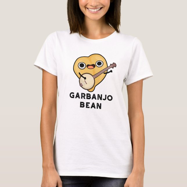 Gar-banjo Bean Funny Garbanzo Banjo Pun T Shirt (Framsida)