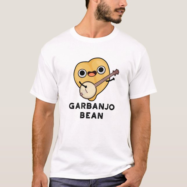 Gar-banjo Bean Funny Garbanzo Banjo Pun T Shirt (Framsida)