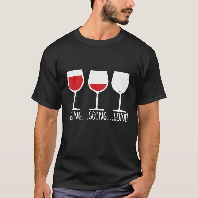 Går Borta Vin T Shirt (Framsida)