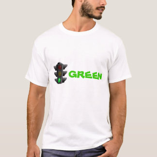 Går den gröna Enviironmental T-tröja T-shirt