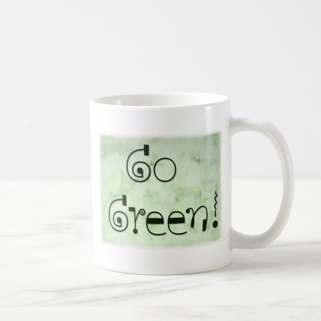 Går den gröna kaffemuggen kaffemugg (Höger)