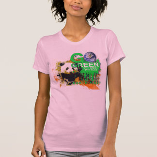går den gröna pandaen tee shirt