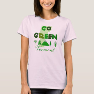 Går den gröna Vermont organiska T-tröja T Shirt