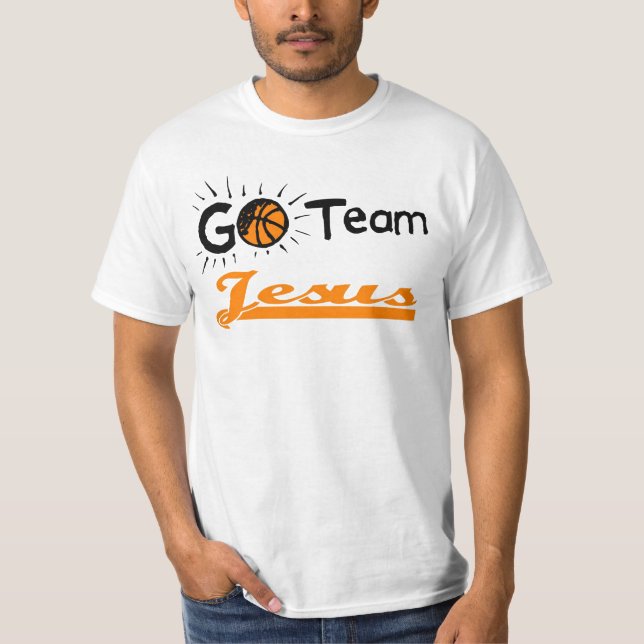 Går den lagJesus kristen Tee Shirt (Framsida)