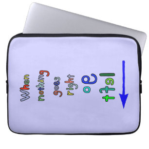 Går den roliga inspirera laptop sleeve för den