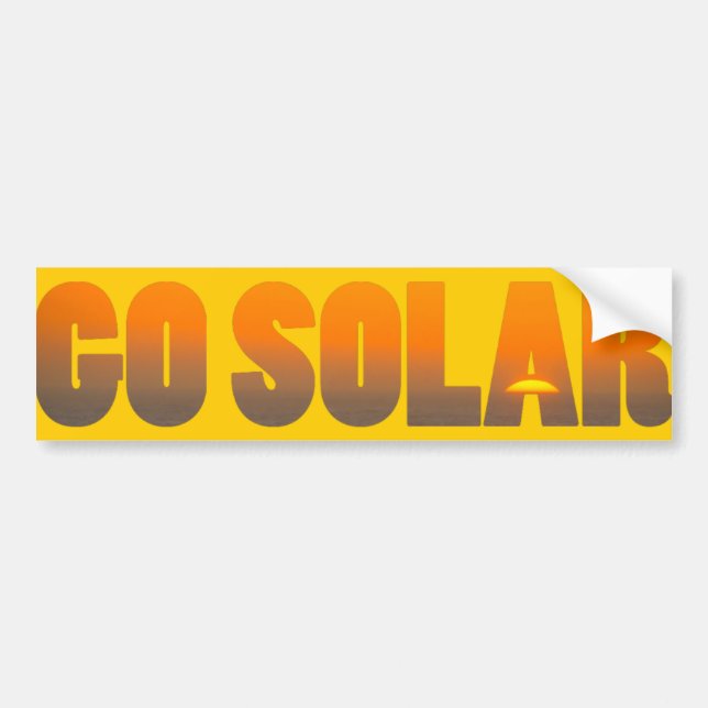 Går den sol- bildekalet bildekal (Framsidan)