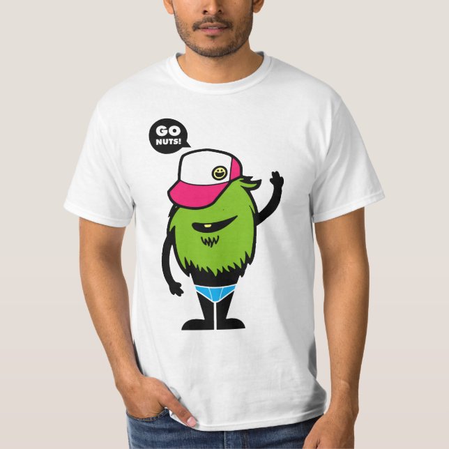 Går den tokiga T-tröja T Shirt (Framsida)