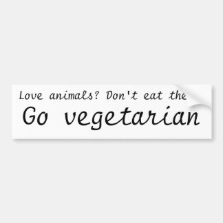 Går den vegetariska bildekalet bildekal
