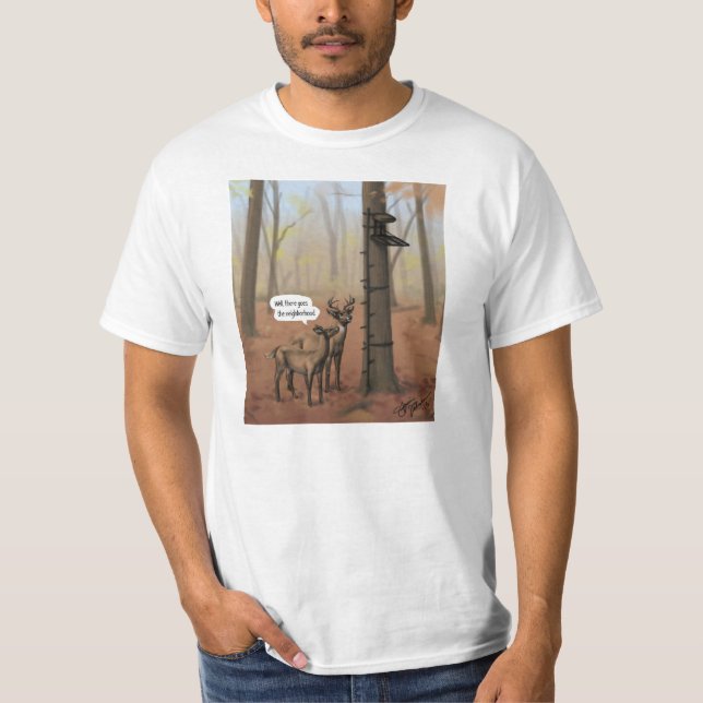 "Går det skjortan för grannskapen" Tee Shirt (Framsida)