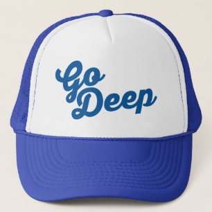 Går djupt - den softball-/baseballhatten keps