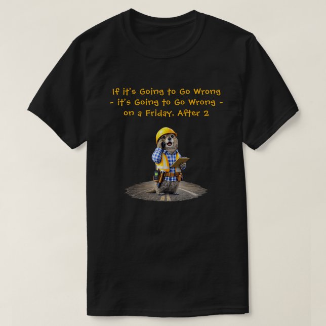 "Går fel" (1) T Shirt (Design framsida)