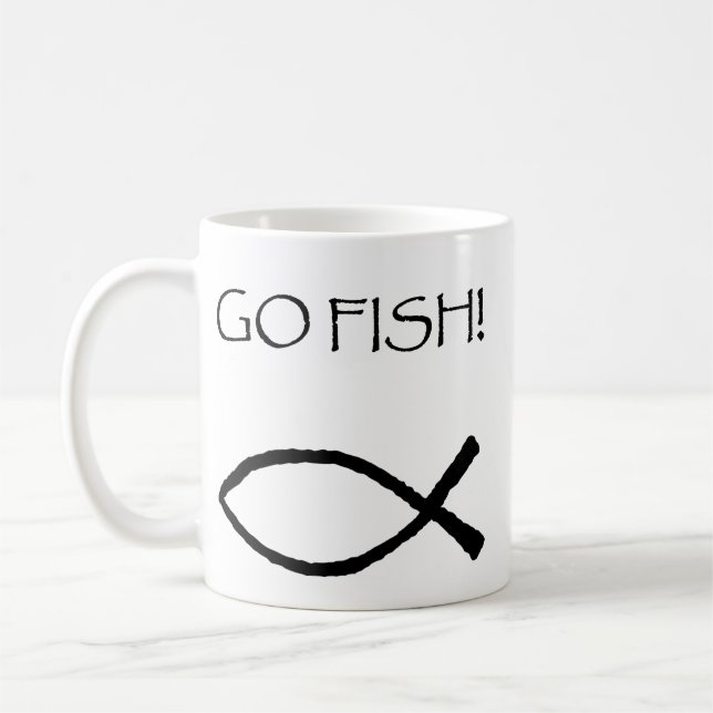 Går fisken kaffemugg (Vänster)