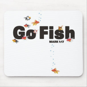 Går fisken Mousepad Musmatta