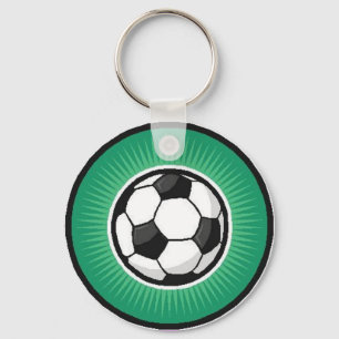 Går fotboll nyckelring