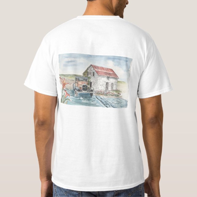 Går framåt t shirt (Baksida)