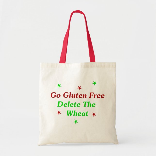 Går fri Gluten: Ta bort vetet Tygkasse (Framsidan)