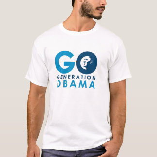Går generationObama vit T Shirt
