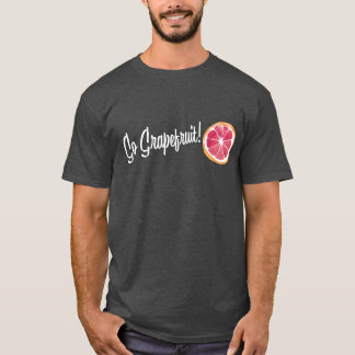 Går grapefrukten! Grå T-tröja Tee Shirt