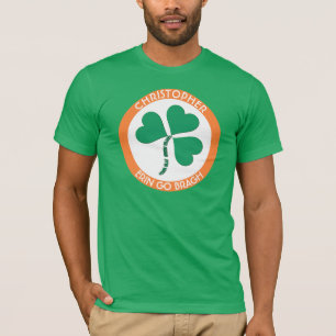 Går grön hjärta Erin för irländare den Bragh Tröja