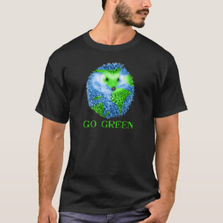 Går gröna Hedgie Tee