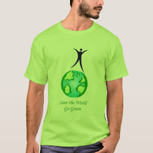 Går grönt t shirt