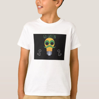 går grönt tee shirt