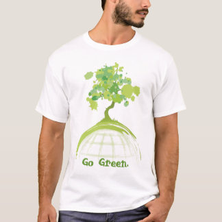 Går grönt tee shirt