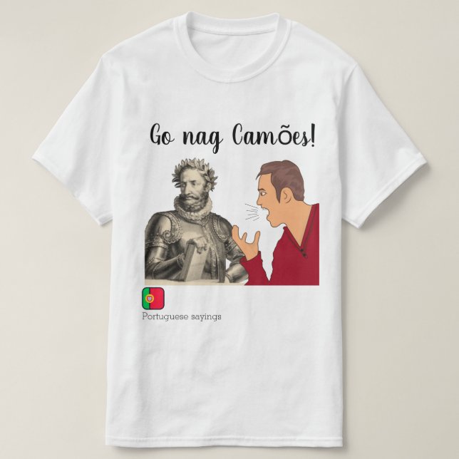Går hästkraken Camões - portugisiskt ordstäv T Shirt (Design framsida)
