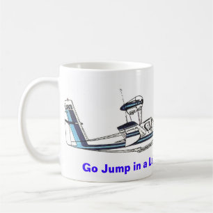 Går hoppet i en sjö! kaffemugg