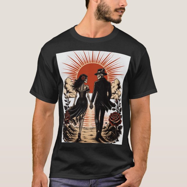 Går in i ljuset t shirt (Framsida)