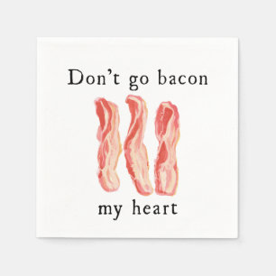 Går inte bacon min hjärtapappersservetter pappersservett