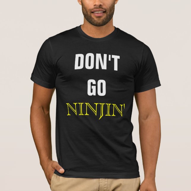 Går inte Ninjin T-shirt (Framsida)