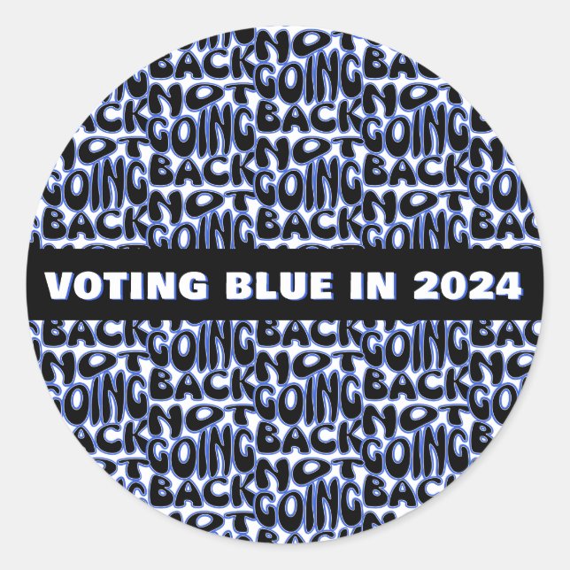 GÅR INTE TILLBAKA RUNT KLISTERMÄRKE (Framsida)