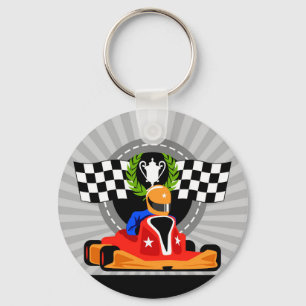 Går Kart knäppas gåvan för Nyckelring