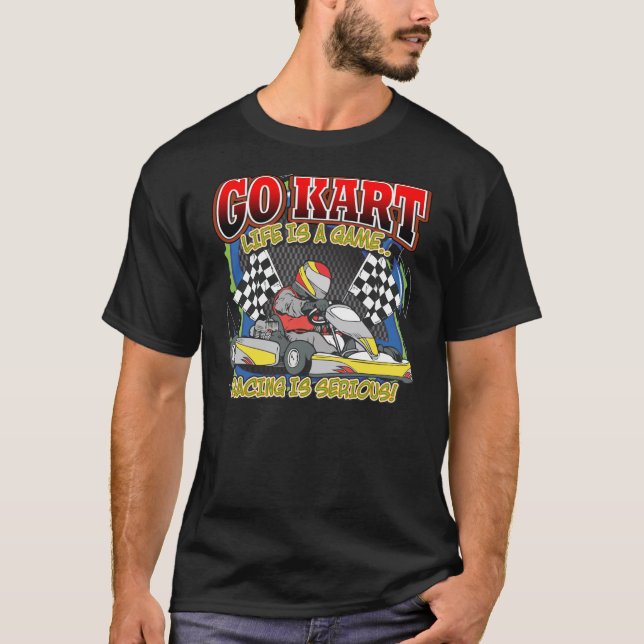 Går Kart liv T-shirt (Framsida)
