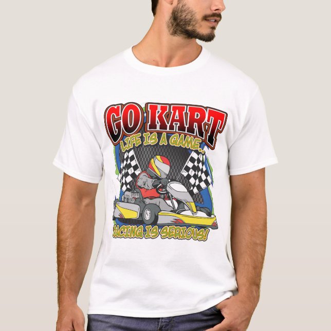 Går Kart liv T-shirt (Framsida)