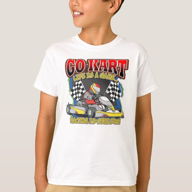 Går Kart liv T-shirt (Framsida)