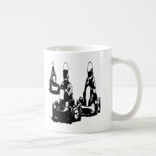Går Kart tävla Kaffemugg